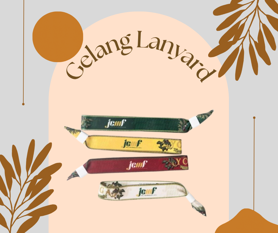 Gelang Lanyard Custom untuk Event Jambi